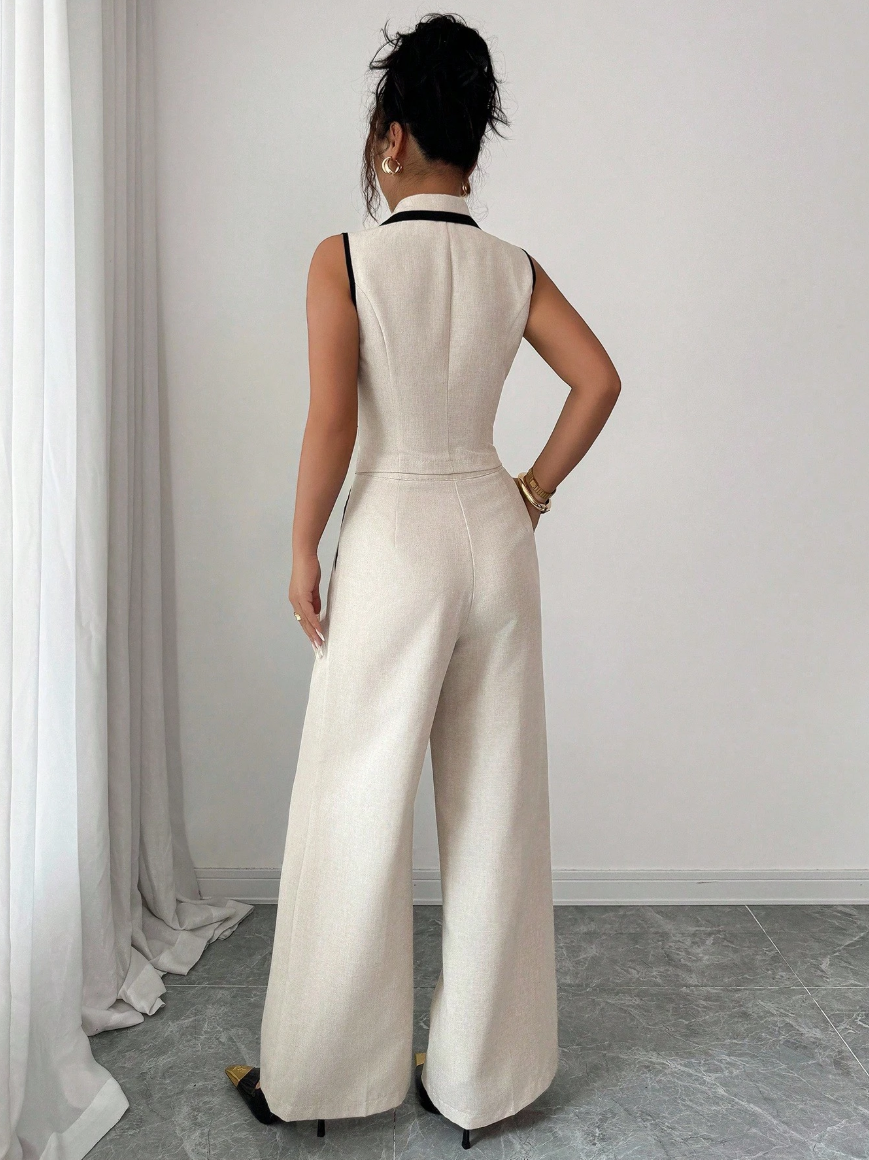 Conjunto Colete e Calça Alfaiataria