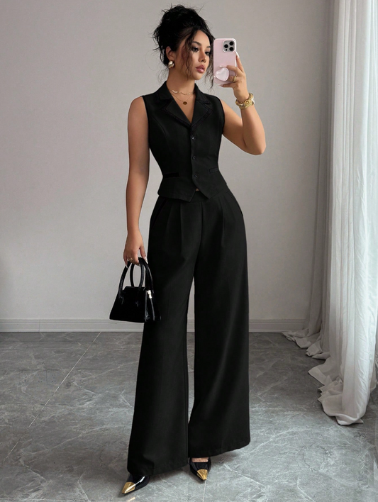 Conjunto Colete e Calça Alfaiataria